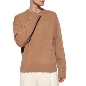 ALL SAINTS Men’s Luxor Wool Distressed Sweater Pullover Top